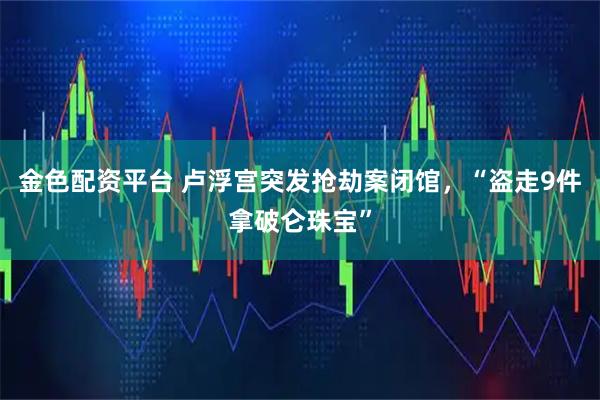 金色配资平台 卢浮宫突发抢劫案闭馆，“盗走9件拿破仑珠宝”